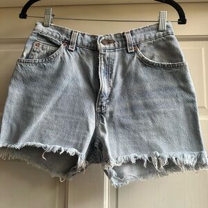 Vintage Levi Shorts Orange Tab